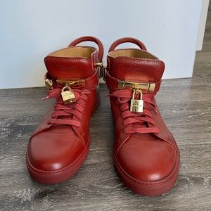 Buscemi MEN'S ALICE CLIP HIGH-TOP SNEAKERS